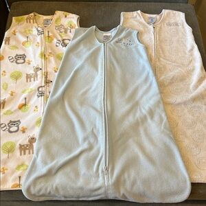 Bundle of 3 Halo Fleece Sleep Sacks -Medium